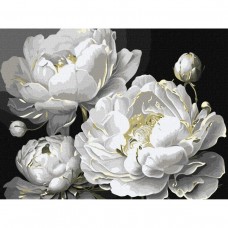 Картина по номерам с красками металлик 