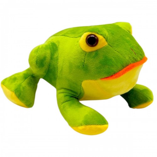 Мʼяка іграшка "Жабеня Квакуша", 16 см (САЛАТОВА) (Nikopol)