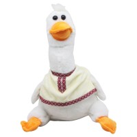 Мягкая игрушка Гусь Освободитель 40 см, в белом