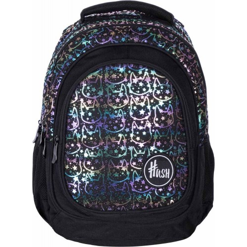 Рюкзак Hash Neon kitty з голографічним ефектом (МІС)