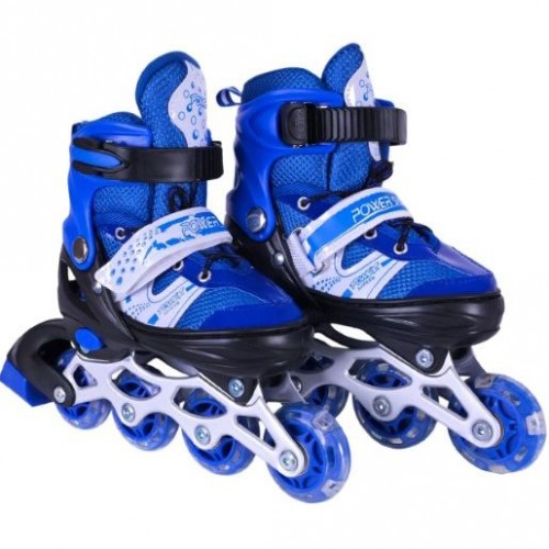 Роликові ковзани розмір M (34-37) колеса PVC (СИНІ) (MiC)