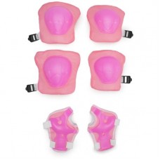 Набiр захисту наколінники, налокітники, в сітці (РОЖЕВИЙ)