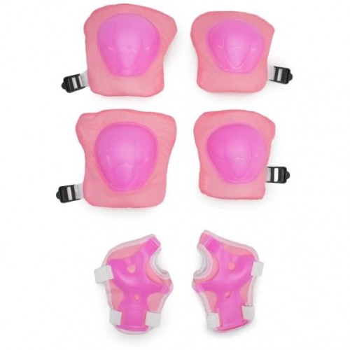 Набiр захисту наколінники, налокітники, в сітці (РОЖЕВИЙ) (MiC)