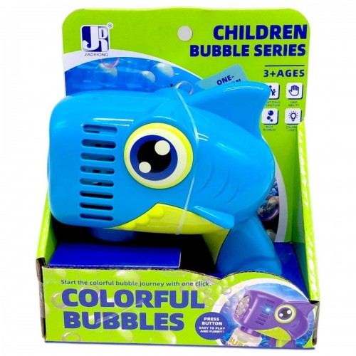 Пузырёмет в форме акулы, в коробе (СИНИЙ) (JIADIHONG)