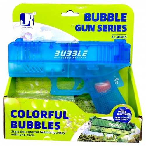 Пістолет з мильними бульбашками в коробці (СИНІЙ) (JIADIHONG)