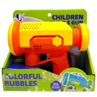 Мыльные пузыри пистолет, короб. (Оранжевый)