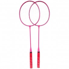 Бадмiнтон 2 ракетки (волосінь) у чохлі 65 см (РОЖЕВИЙ)