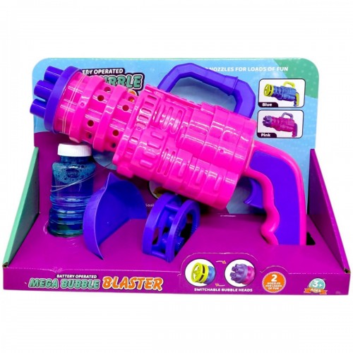 Пістолет з мильними бульбашками (РОЖЕВИЙ) (MiC)