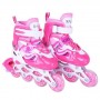 Роликові ковзан розмір S (30-33) колеса PVC (РОЖЕВІ) (MiC)