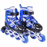 Роликові ковзан  розмір S (30-33) колеса PVC (СИНІ)