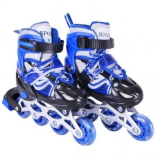 Роликові ковзан  розмір S (30-33) колеса PVC (СИНІ)