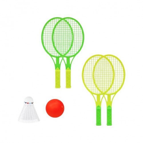 Набір ракеток 2 шт, воланчик і мʼячик пакет.15,5 * 34 * 3,5 см (МІС)