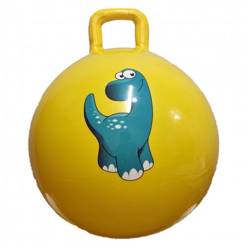 Мяч для фітнесу "Динозавр" 45см, 380 грам (жовтий) (MiC)