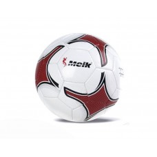 Мяч футбольный №5, PVC (бело-красный)