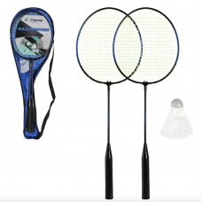 Бадминтон 2 ракетки + воланчик (СИНИЙ)