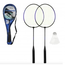 Бадминтон 2 ракетки + воланчик (ФИОЛЕТОВЫЙ)