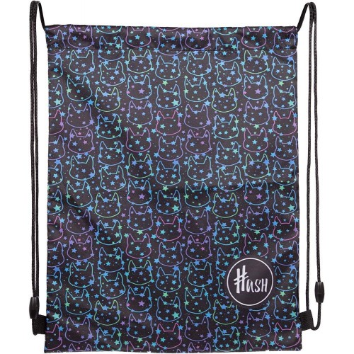 Сумка для обуви Hash Neon kitty с голографическим эффектом (МІС)