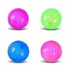 Попрыгунчик мяч, 6,5 см светящийся (микс видов)