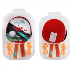 Теннис настольный (2 ракетки, 4 мячика) слюда