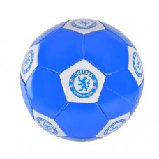 МЯЧ ФУТБОЛЬНЫЙ №5, 270 ГРАММ, PVC, синьо-белый