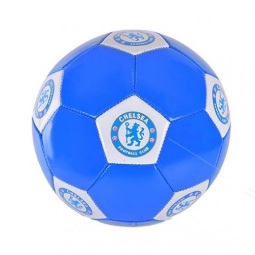 МЯЧ ФУТБОЛЬНЫЙ №5, 270 ГРАММ, PVC, синьо-белый (MiC)