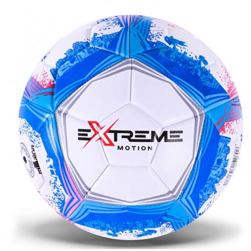 МЯЧ ФУТБОЛЬНЫЙ, №5, PVC 400 ГР, БЕЛО-ГОЛУБОЙ (MiC)