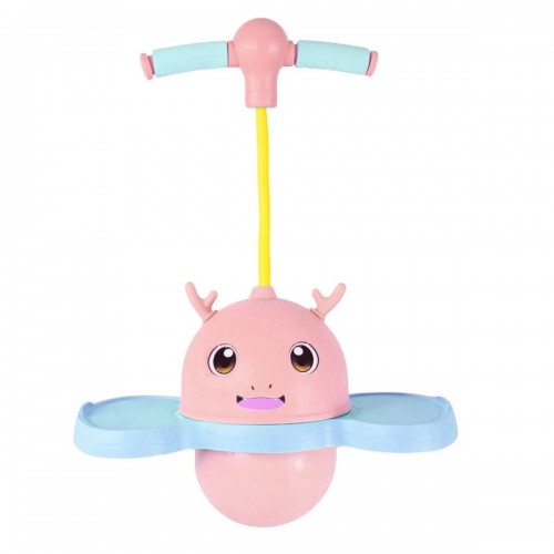 Стрибунець для стрибків 90*38 см, світло у короб 42*19*21 см (РОЖЕВИЙ) (MiC)