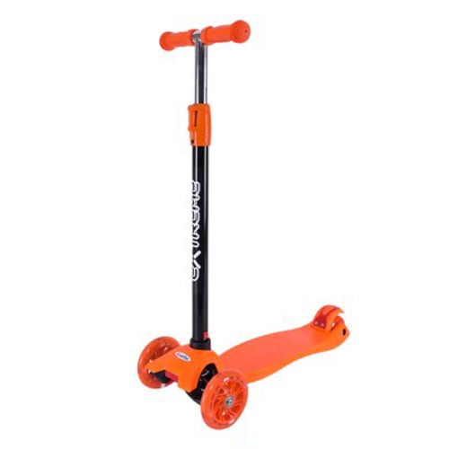 Самокат детский 4-х колесный Оранжевый (MiC)