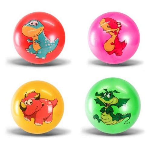 Мʼяч гумовий (мікс кольорів), 9", вага 60 г (MiC)