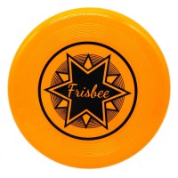 Тарелка летающая Фризби 20 см (ОРАНЖЕВЫЙ)