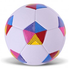 МЯЧ ФУТБОЛЬНЫЙ №5 PVC 310 G, БЕЛЫЙ