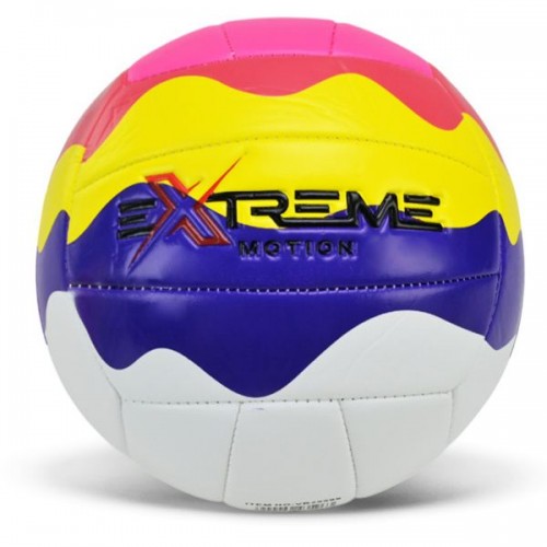 МЯЧ ВОЛЕЙБОЛЬНЫЙ PVC 270 ГР, Розово-белый (MiC)