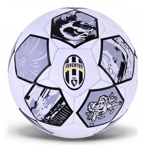 МЯЧ ФУТБОЛЬНЫЙ №5 PVC 310 G, СЕРО-ЧЕРНЫЙ (MiC)