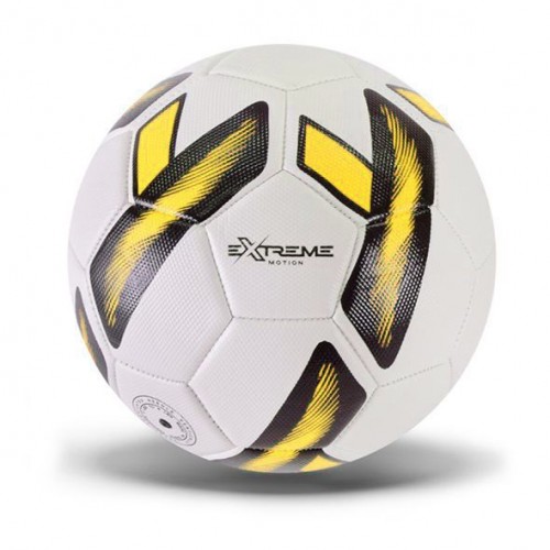 МЯЧ ФУТБОЛ №5 PU 400 ГР ЧЕРНО-ЖЕЛТЫЙ (MiC)