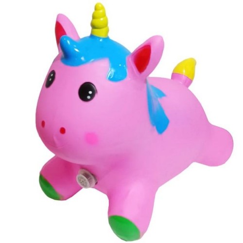 Стрибун гумовий "Єдиноріг" 1400 гр РОЖЕВИЙ (MiC)