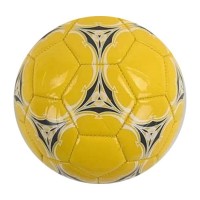Мяч футбольный, №2, 100 грамм, материал PVC, Желтый
