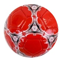 Мяч футбольный, №2, 100 грамм, материал PVC, Красный