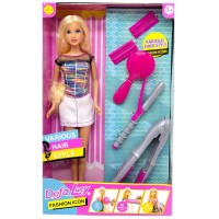 Лялька DEFA 30 см, з набором стиліста