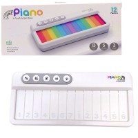 Пианино (сенсорные клавиши, подсветка, несколько режимов, музыкальные инструменты, 13 клавиш, мелодии, режим обучения, регулировка громкости)