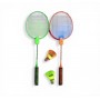 Набор для бадминтона с подсветкой (2 ракетки и 3 световых воланчика в защитном чехле) (МІС)