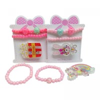 Набір аксесуарів - 3 штуки, браслети/заколка (МІКС ВИДІВ)