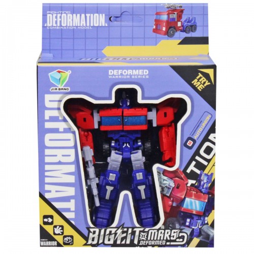 Трансформер "Deformation warrior", синий (Jia Bang)