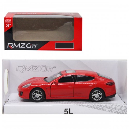 Машинка металлическая "Porsche Panamera", красный (RMZ City)