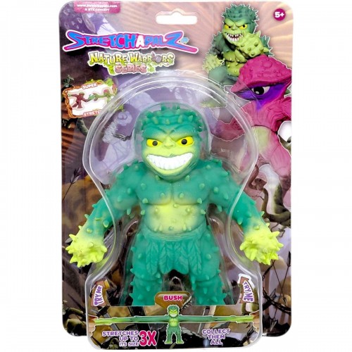 Игрушка-тянучка Стрейчапалз 14см, серия Nature Warriors (Нейчер Вориерс) BUSH (MiC)