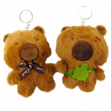 Мягкая игрушка-брелок Капибара 11 см (микс)