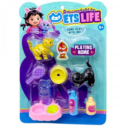 Набір для гри "Зоомагазин" РОЖЕВА ТАРІЛКА (MiC)