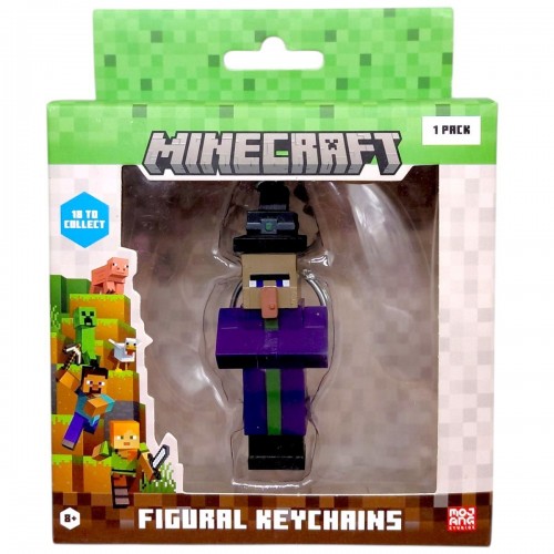 Фигурка-брелок "Майнкрафт/Minecraft" ФИОЛЕТОВЫЙ ЧЕЛОВЕЧОК (MiC)