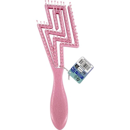 Гребінець для волосся "Блискавка" РОЖЕВИЙ (Dream Group)
