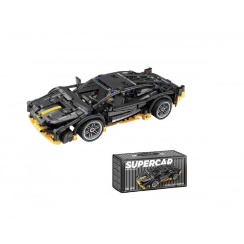 Конструктор "Суперкар" черный (589 деталей) (МІС)
