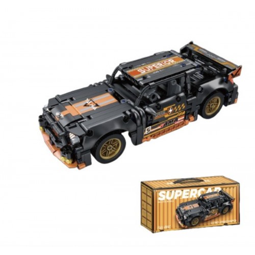 Конструктор "Суперкар" оранжевый (520 деталей) (МІС)